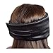Sleep Eye Mask for sleeping to block light, Made From Satin/silk, & Comfortable Fluffy Batting. Master Your Sleep Cycle,travel & migraines with a high Quality Adjustable Sleep Mask for Women and Men.