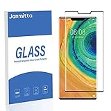 Janmitta for Huawei Mate 30 Pro Screen Protector, [Scratch Resistant][Anti-Fingerprint][Bubble Free][3D Arc Edge][Ultra Thin] Tempered Glass for Huawei Mate 30 Pro (Black)