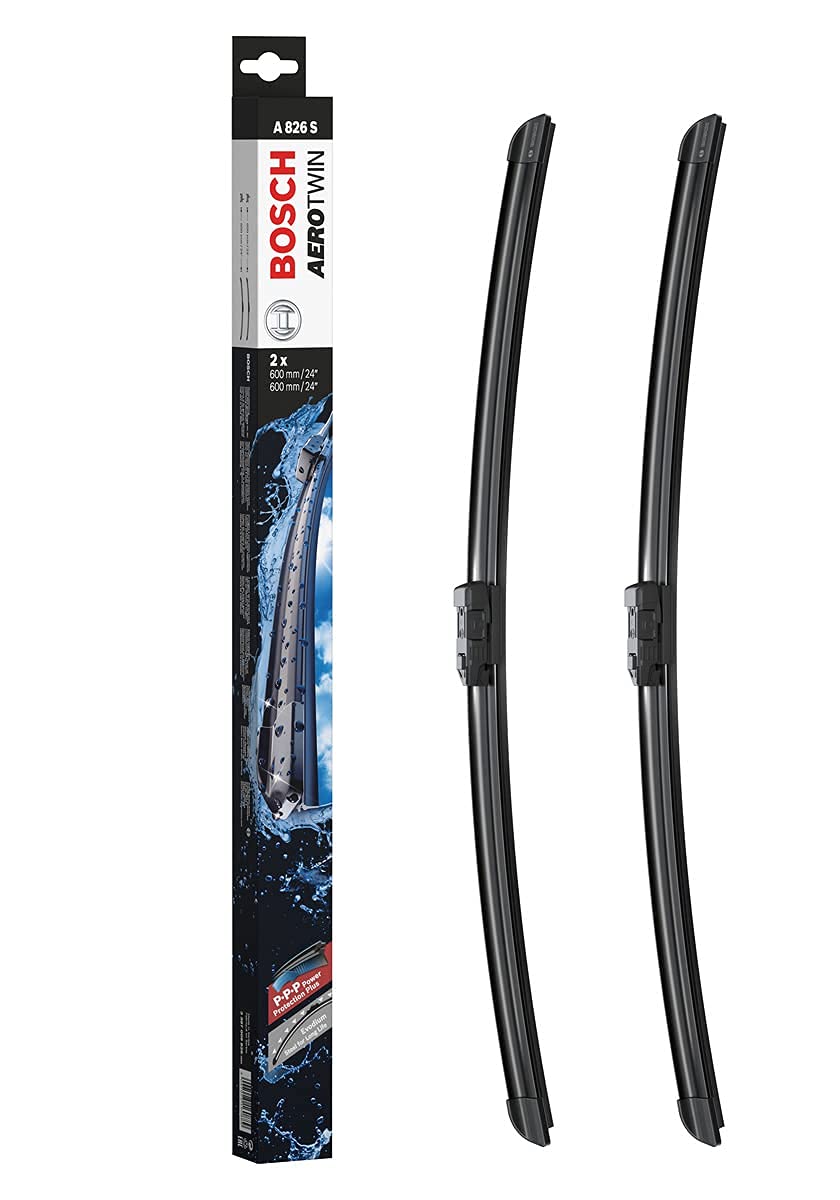 Bosch Wiper Blade Aerotwin A826S, Length: 600mm/600mm − Set of Front Wiper Blades
