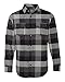 Burnside Mens Long Sleeve Button Down Flannel Shirt B8210