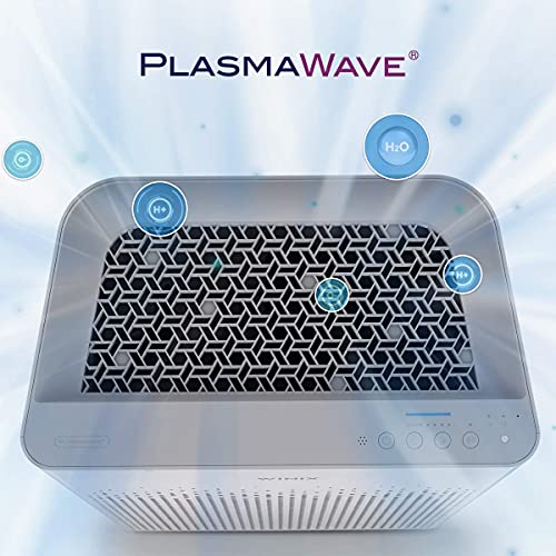 WINIX Zero-S Air Purifier for Allergy Sufferers, CADR 400 m³/h, 100 m², Air Purifier for Smoking Rooms Against Allergies, Dust, Pollen, Pet Hair, Air Quality Display, Auto Sleep Mode, White | PlasmaWave technology against allergies, dust, pollen and pet hair, air quality sensor, auto & sleep mode, smoking room