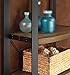 Whalen Furniture Santa Fe Storage Shelf and Audio Tower Stand