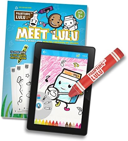 Paper-to-Digital Coloring Pack - Coloring Book, Crayon Stylus & Coloring App