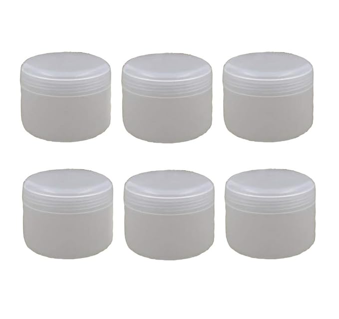 8 Oz (250g) Empty Refillable Makeup Jar Pot Face Cream