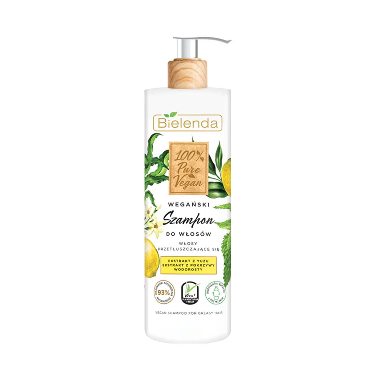 Bielenda 100% VEGAN PURE Shampoo - for oily hair 400g