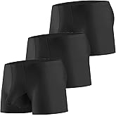 Evankin Mens Ice Silk Underwear with Bulge Pouch Breathable Cool Boxer Briefs Ultra-thin Stretch Boxers