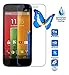 Moto G Tempered Glass Screen Protector,Motorola Moto G (1st Gen.) Screen Protector,UTLK HD Clear 9H Hardness 2.5D Round Edge Ballistic Glass Screen Protector Max Touch Accuracy