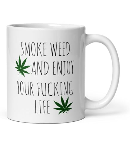 Amazon.com: Wake and Bake with Pipe Mug Black Coffee Cup Funny Marijuana  Pot Baker : Home & Kitchen