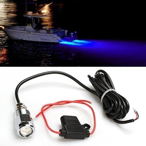 ESST Underwater Drain Boat Plug with Light Connector for Fishing
