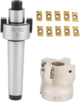 Zunate MT3-FMB22 Holder Extension w/ 400R-50-22 Face Mill Cutter & 10 APMT1604 view 4