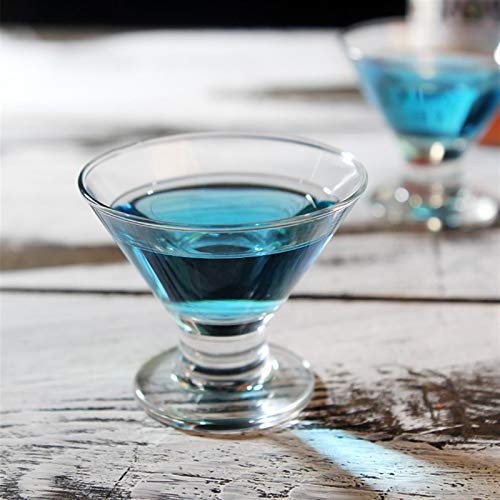 Hs&sure Weingläser, Cocktailglas, kleine Weingläser, Likörglas breiter Mund-Champagner-Glas-Eiscremetaler (Color : 2… – Bild 5