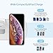 Seneo 2 in 1 iWatch Charging Stand for iWatch Series 4/3/2/1(38mm and 42mm), Qi Fast Wireless Charger Charging Compatible with iPhone Xs/XS Max/XR/X/8/8 Plus (No iWatch Charger)