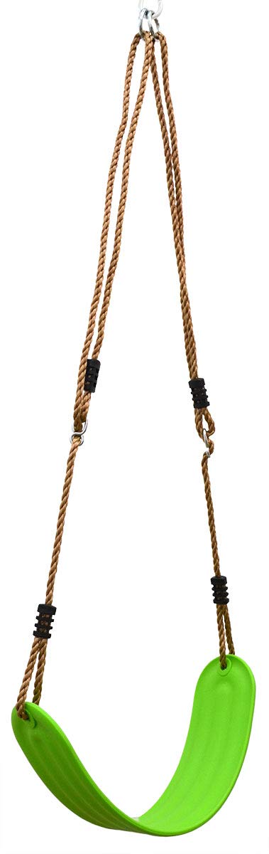 LittleTom Swing for Children 67x14cm Simple with Flexible Plastic Board Green