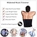 ZOHUMI Sweat Waist Trimmer, Neoprene Waist Trainer Adjustable Widened Ab Belt for Weight Loss/Abdominal Muscle/Back Support (L/Mens Waist 37