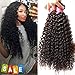 Brazilian Curly Bundles Virgin Human Hair 3 Bundles 100% Unprocessed Human Hair Jerry Curly Silk Human hair Bundles Natural Color (8 10 12 Inch)…