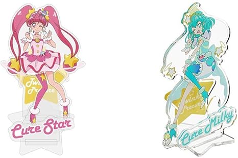 Amazon Co Jp スター トゥインクルプリキュア キュアスター アクリルスタンド キュアミルキー アクリルスタンド セット買い ホビー 通販