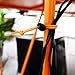 Foto&Tech Multipurpose Extra Thick Elastic Cable Tie and Organizer, Adjustable Cable Strap Toggle Tie, Reusable Tangle Tamer, Cable Management for Cord and Cable (10x 16CM, Orange)