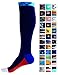 A-Swift Compression Socks (1 pair) for Women & Men (Nautical Blue, L/XL)