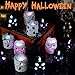 Halloween Lights LED Battery Operated 3D Halloween Lights, Halloween Skeleton Lights Decoration Indoor Outdoor Home Garden Holiday Party(12 Pack)