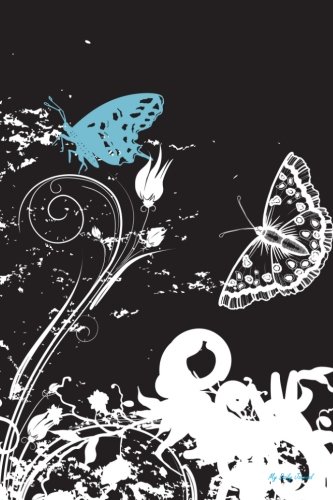 My Daily Journal: Butterfly Abstract Black And White, Lined Journal, 6 x 9, 200 Pages by My Daily Journal