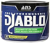 ANS Performance Pro Thermogenic Diablo, Fat Burner for Weight Loss and Targeting Stubborn Fat, Pineapple Passion, 60 Servings