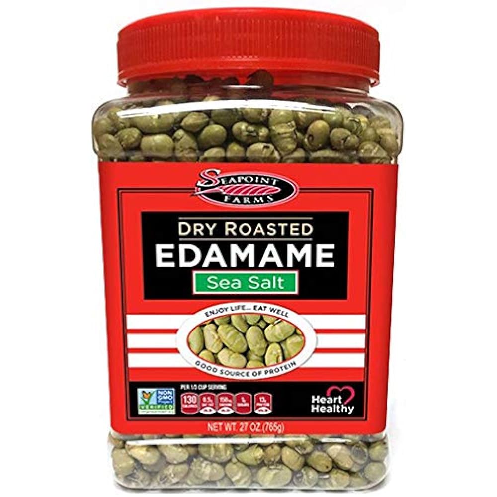 Healthy Snack Food Dry Roasted Edamame Lightly Salted 27 oz High
