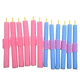 Gleader 12 LARGE BENDY TWIST SAFE HAIR HAIRDRESSING ROLLERS FOAM CURLERS