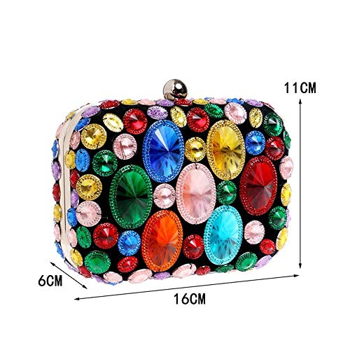 YOUTO Evening Party Clutch Bags Night Party Bags Multicolor Women's Clutches Evening Bag Clutch Purse Bags Special Occasion Evening Handbags Evening Clutches Purses