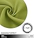NICETOWN Blackout Curtain Window Drape Panel Noise Reducing Window Decoration Blackout Room Darkening Curtain for Kid's Room (1 Piece, 42 inches Width x 63 inches Length in Fresh Green)