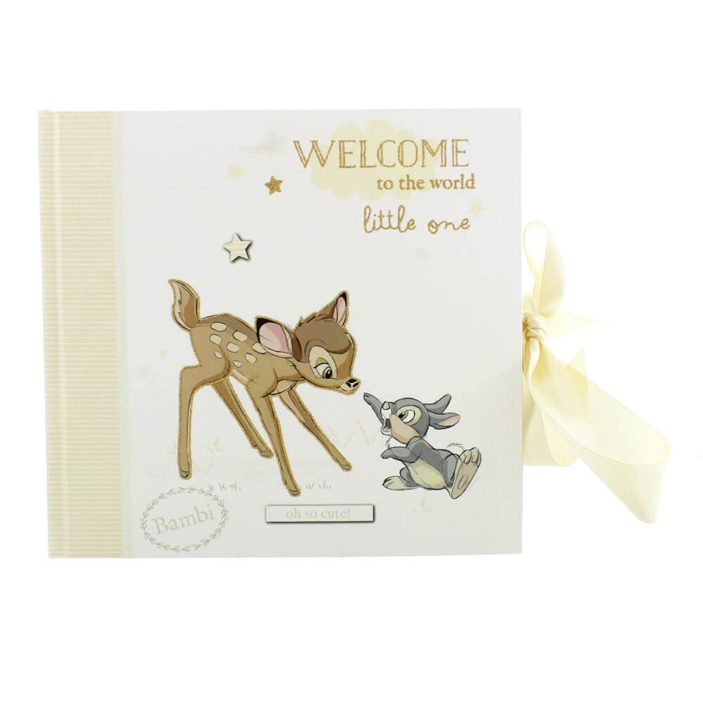 Generic WBM-GFT56 Disney Magical Beginnings Photo Album 4' x 6' - Bambi DI280, Beige, 200 g