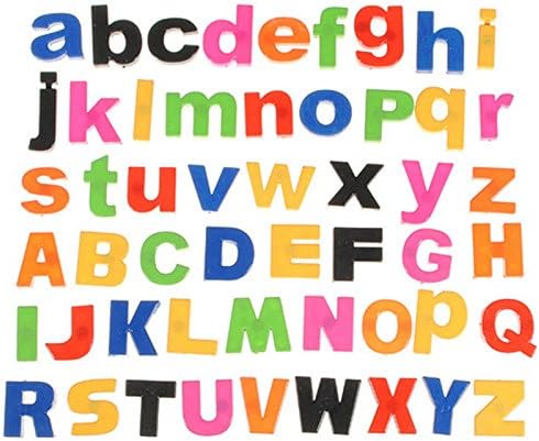 52 ALPHABET LETTERS MAGNETIC Lower/Upper Kids LEARNING TOY FRIDGE Language Study