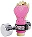 Cobra Grips PRO Weight Lifting Gloves Heavy Duty Straps Alternative to Power Lifting Hooks for Deadlifts with Built in Adjustable Neoprene Padded Wrist Wrap Support Bodybuilding (FIT Pink Rubber)