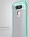 E LV Case for LG G5 - Hybrid [Scratch/Dust Proof] Armor Defender Slim Shock-Absorption Bumper Case for LG G5 - [Grey/Mint]