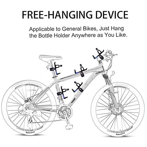 LIPROFE Bike Water Bottle Holder 360 Degree Rotating Adjustable Bike Cup Holder Mountain Road