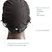 Bella Hair Glueless Wig Caps for Making Wig with Combs and Adjustable Straps Swiss Lace Black Large Size