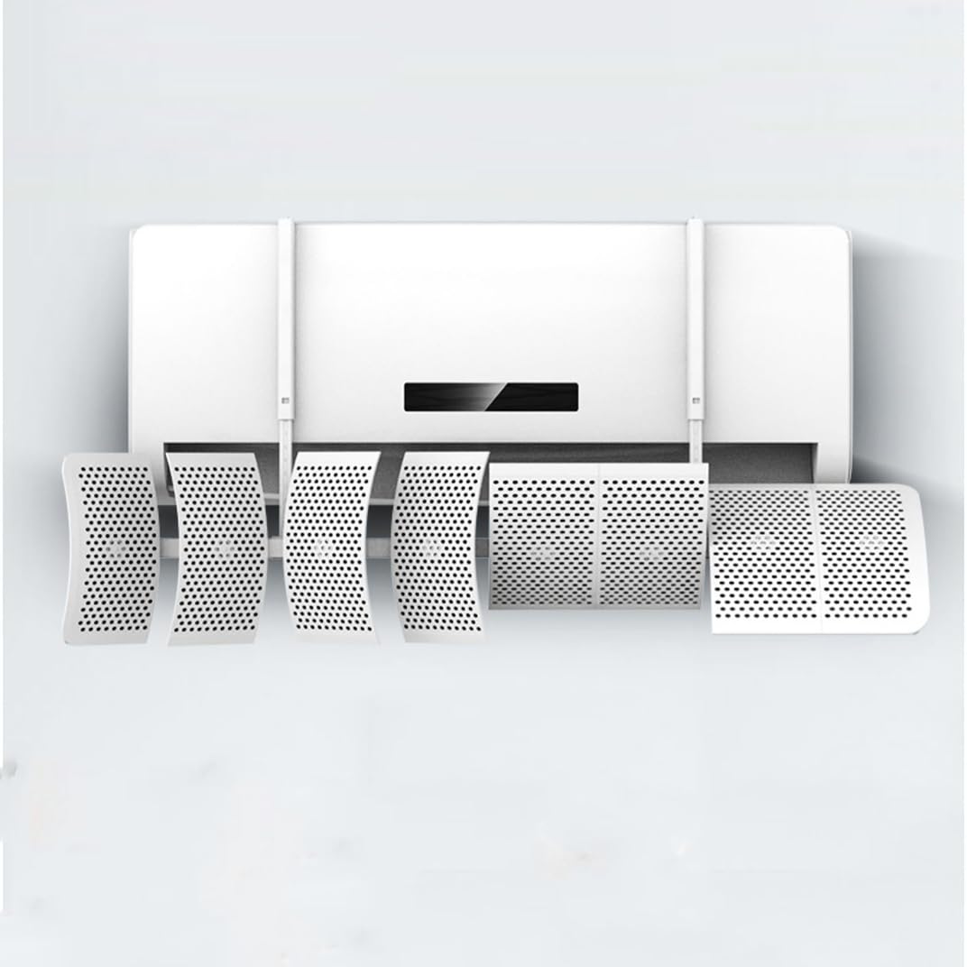 Photo 1 of Air Conditioner Deflector,8-Blade 360° Adjustable Mini Split Deflector Anti Direct Blowing Change Wind Direction for Wall Mounted Air Conditioners,White