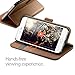 Spigen Wallet S iPhone 7 Plus Case with Foldable Cover and Kickstand Feature for iPhone 7 Plus 2016 - Brown