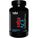 Saba ACE Appetite Control, Energy &amp; Metabolism Support Supplement with Green Tea, TeaCrine&reg;, Dynamine&reg;, L-Theanine &amp; BioPerine&reg; &ndash; Thermogenic Formula for Women &amp; Men &ndash; 60 Veg Capsules