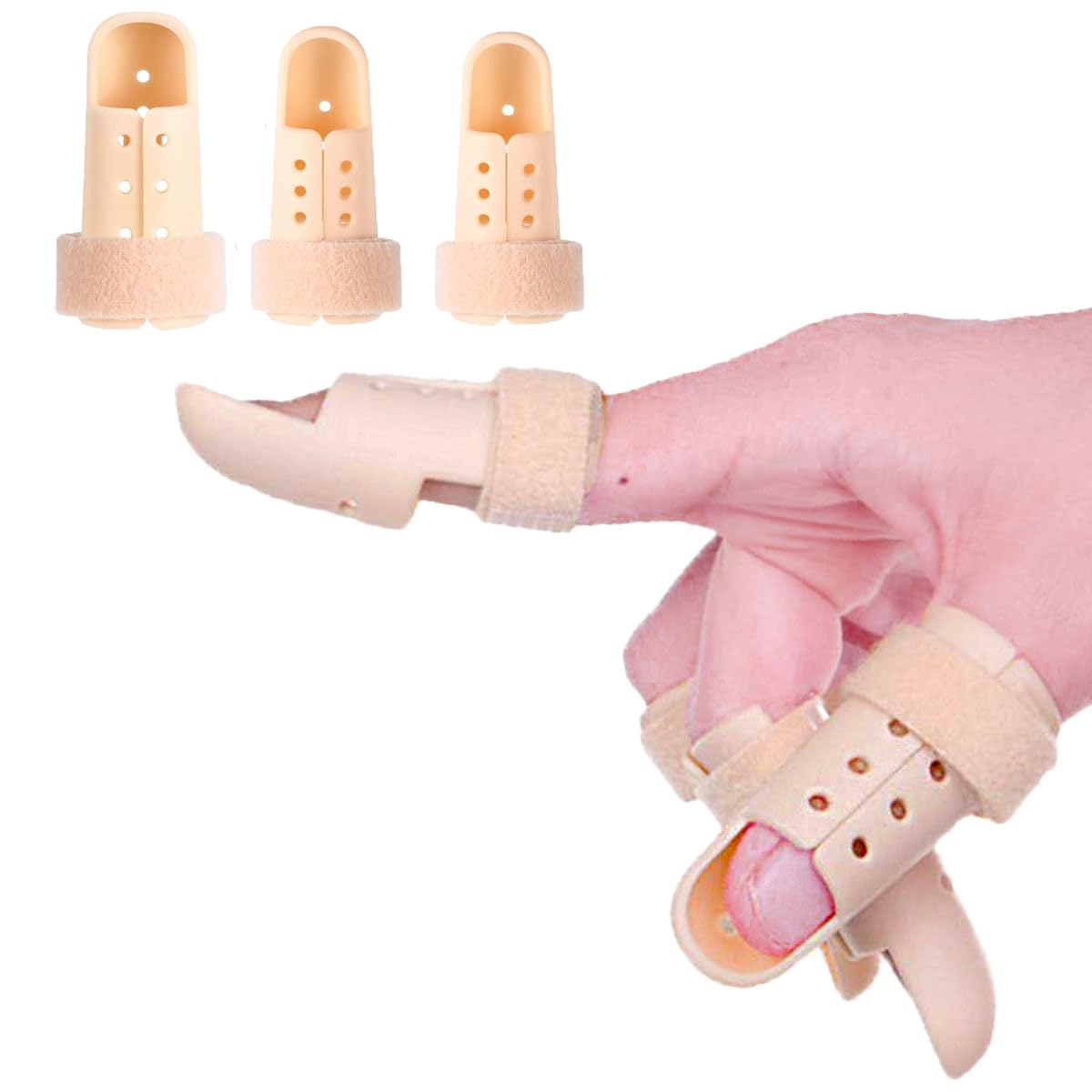 Mcvcoyh 3 Pieces Finger splints