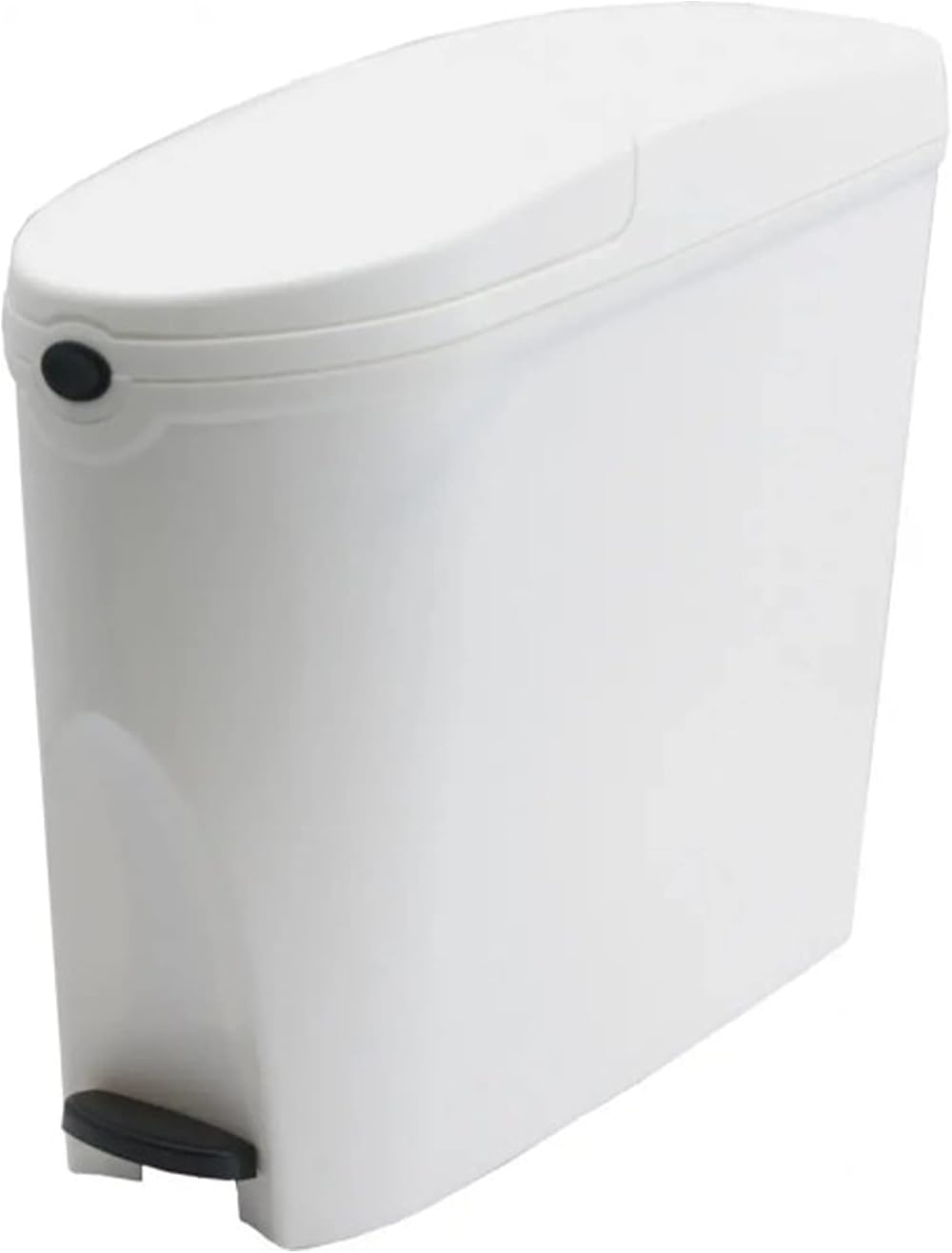 SUPAWASH-PRO Sanitary Bin 20L Slimline White Pedal Disposal