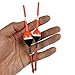 THKFISH Fishing Floats and Bobbers Balsa Wood Floats Spring Bobbers with Oval Slip Bobbers for Crappie Panfish Walleyes Fixed Bobber 1