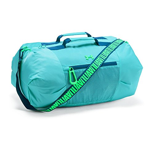 Under Armour Girls' Downtown Duffle, Tropical Tide /Arena Gr