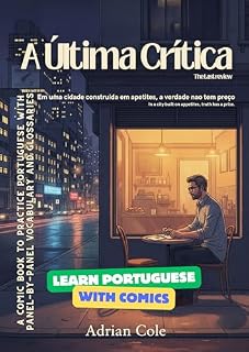 Livro The Last Review: Comic book to learn Portuguese with English glossaries