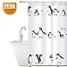 Tatkraft Penguins Peva Shower Curtain Liner 72X72 Waterproof 12 Rings