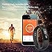 Fitness Tracker Watch, LINTELEK Smart Band Step Tracker Calorie Counter Sleep Monitor Touch Screen Activity Health Tracker Wearable Pedometer Smart Bracelet for iPhone Android Smartphone