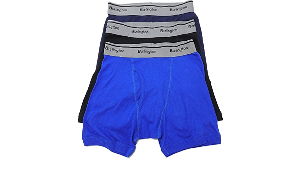 Amazon.com: Burlington paquete de 3 Boys tamaño pequeño Boxer Slip,  Azul/Negro : Ropa, Zapatos y Joyería