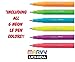 24 PACK of LE PEN colors (Le Pens + Fridge Magnet) AUTHENTIC UCHIDA OF AMERICA LE PENS