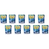 10 Packs Dragon Shield Matte Petrol Standard Size 100 ct Card Sleeves Display Case