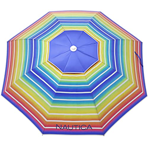 Nautica Beach Umbrella 7 Ft Heavy Duty Portable Beach Umbrellas for