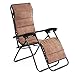 APEX LIVING All Seasonal Zero Gravity Chair Lounge Recliner Adjustable with Removable Suede Cushion for Office Indoor Outdoor Leisure Rest